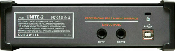 USB audio prevodník - zvuková karta Kurzweil UNITE-2 - 3
