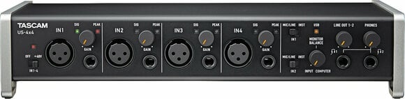 USB audio prevodník - zvuková karta Tascam US-4x4 - 2
