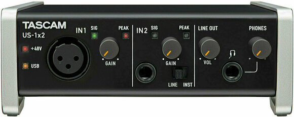 USB-audio-interface - geluidskaart Tascam US-1X2 - 2