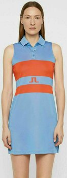 Nederdel / kjole J.Lindeberg Cina Tx Jaquard Dress Lake Blue M - 3