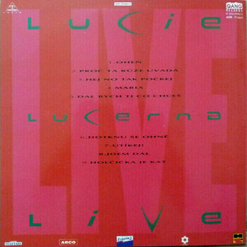 Vinyl Record Lucie - Live I. (LP) - 4