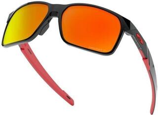 Lifestyle Glasses Oakley Portal X 94600559 Polished Black/Grey/Prizm Ruby Polarized Lifestyle Glasses - 4