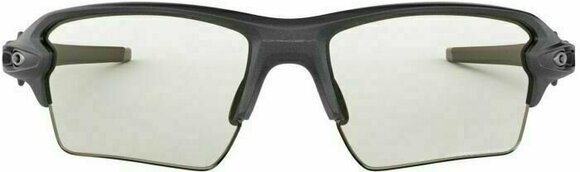 Cycling Glasses Oakley Flak 2.0 XL 918816 Steel/Clear Black Iridium Photochromic Cycling Glasses - 3