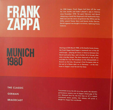 Vinyylilevy Frank Zappa - Munich 1980 (2 LP) - 2