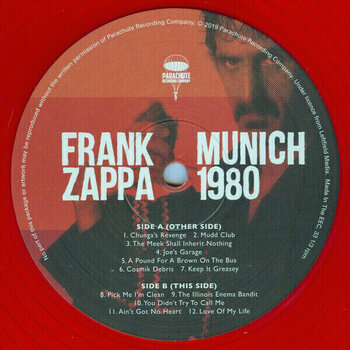 Vinyl Record Frank Zappa - Munich 1980 (2 LP) - 6