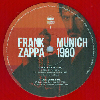 Vinyl Record Frank Zappa - Munich 1980 (2 LP) - 8