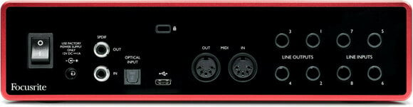 USB audio prevodník - zvuková karta Focusrite Scarlett 18i8 3rd Generation - 4