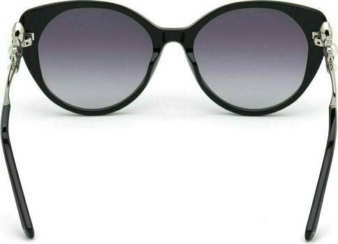 Lifestyle okulary Swarovski SK0279 01B 54 Shiny Black/Gradient Smoke M Lifestyle okulary - 4