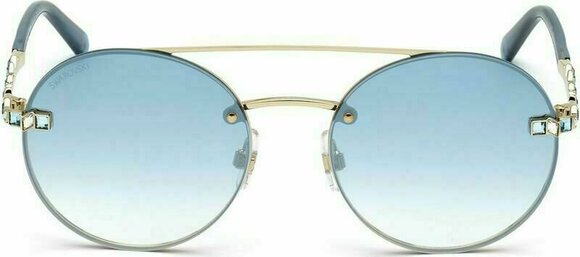 Lifestyle brýle Swarovski SK0283 32X 55 Gold/Blue Mirror M Lifestyle brýle - 3