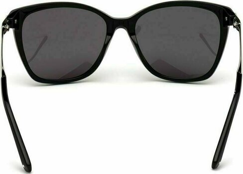 Lifestyle Glasses Swarovski SK0267 01A 55 Shiny Black/Smoke M Lifestyle Glasses - 4
