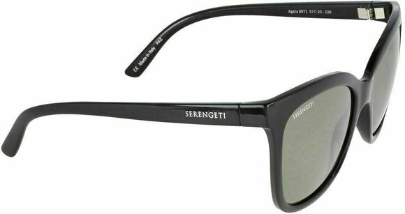 Lifestyle cлънчеви очила Serengeti Agata Shiny Black/Mineral Polarized L Lifestyle cлънчеви очила - 11