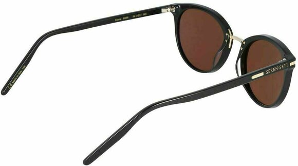 Lifestyle Glasses Serengeti Elyna Shiny Black/Mineral Polarized Drivers Gold L Lifestyle Glasses - 9