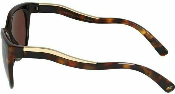 Lifestyle Glasses Serengeti Lia Shiny Red Moss Tortoise/Matte Champagne Gold/Mineral Polarized Drivers S Lifestyle Glasses - 4