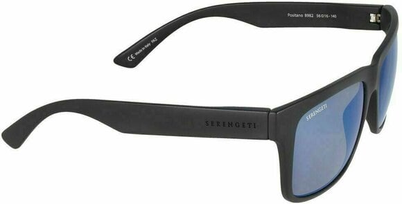 Lifestyle Glasses Serengeti Positano Matte Black/Mineral Polarized Blue L Lifestyle Glasses - 11