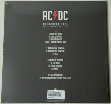 Disco de vinilo AC/DC - Melbourne 1974 & The TV Collection (White/Red Splatter Vinyl) (2 LP) - 2