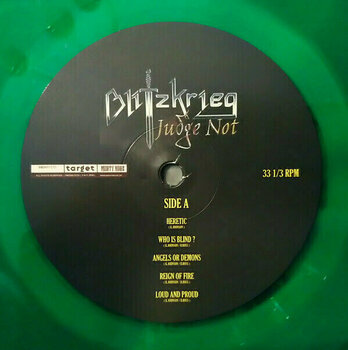 Disco de vinilo Blitzkrieg - Judge Not (Green Coloured) (Limited Edition) (LP) - 2