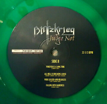 Vinyl Record Blitzkrieg - Judge Not (Green Coloured) (Limited Edition) (LP) - 3