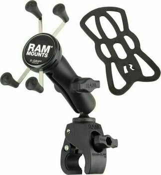 Motorcycle Holder / Case Ram Mounts X-Grip Phone Mount with RAM Tough-Claw Small Clamp Base - 2