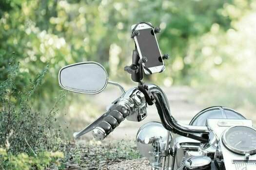 Motorcycle Holder / Case Ram Mounts X-Grip Phone Mount with Motorcycle Brake/Clutch Reservoir Base - 3