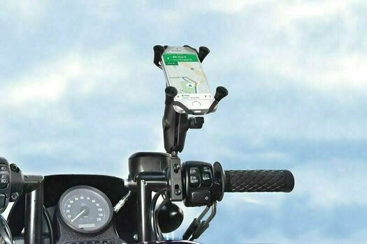 Motorcycle Holder / Case Ram Mounts X-Grip Phone Mount with Motorcycle Brake/Clutch Reservoir Base - 4