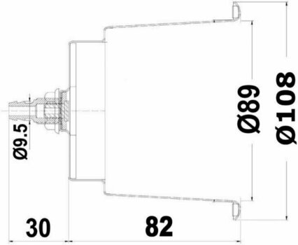 Vesela tacamuri barca Osculati SS Glass Holder 1 suport de pahar - 2