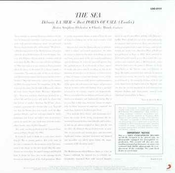 Schallplatte Charles Munch - Debussy: La Mer (The Sea) / Ibert: Port Of Call (LP) - 2