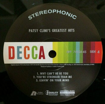 Vinyl Record Patsy Cline - Greatest Hits (2 LP) - 5