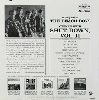 Vinyl Record The Beach Boys - Shut Down Volume 2 (Mono) (LP) - 2
