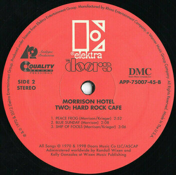 Vinyl Record The Doors - Morrison Hotel (2 LP) - 3