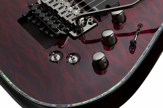 Guitarra elétrica de 7 cordas Schecter Hellraiser C-7 FR S Black Cherry - 5