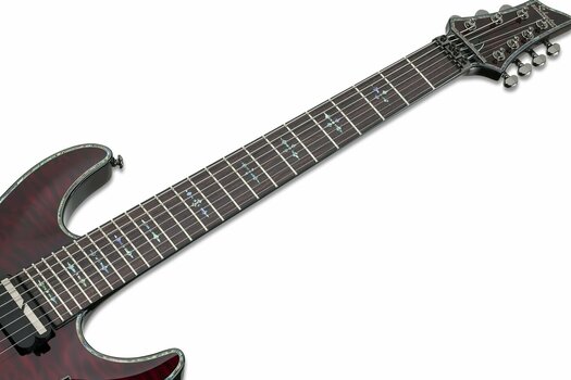 7-string Electric Guitar Schecter Hellraiser C-7 FR S Black Cherry - 3