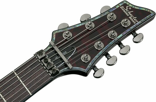 7-string Electric Guitar Schecter Hellraiser C-7 FR S Black Cherry - 6