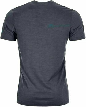T-shirt outdoor Ortovox 120 Tec Mountain M Black Steel XL T-shirt - 2