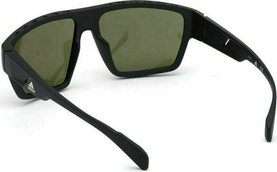 Okulary sportowe Adidas SP0008 02N Black Matte/Green Kolor Up - 4