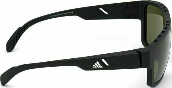 Sportske naočale Adidas SP0008 02N Black Matte/Green Kolor Up - 7