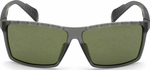 Okulary sportowe Adidas SP0010 20N Transparent Frosted Grey/Green Kolor Up - 2