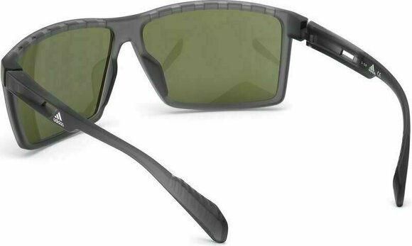 Sport Glasses Adidas SP0010 20N Transparent Frosted Grey/Green Kolor Up - 4
