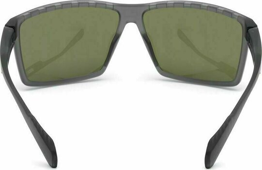 Okulary sportowe Adidas SP0010 20N Transparent Frosted Grey/Green Kolor Up - 5
