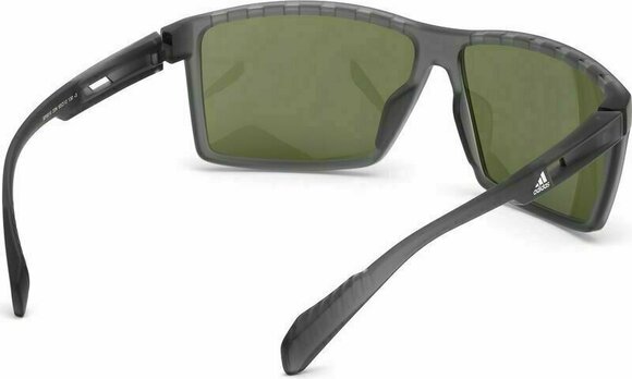 Sportsbriller Adidas SP0010 20N Transparent Frosted Grey/Green Kolor Up - 6