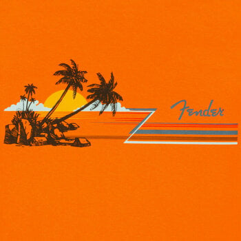 T-Shirt Fender T-Shirt Hang Loose Orange S - 2