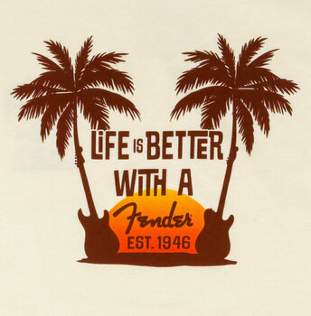 T-shirt Fender Twin Palms Tan 3XL T-shirt - 2