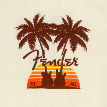 T-shirt Fender Twin Palms Tan 3XL T-shirt - 3