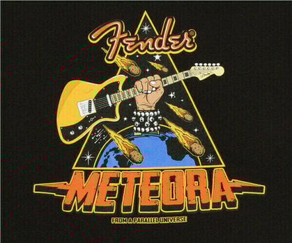 T-shirt Fender Meteora Black S T-shirt - 2