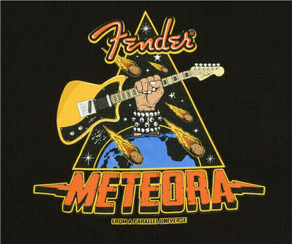 T-shirt Fender Meteora Black M T-shirt - 2