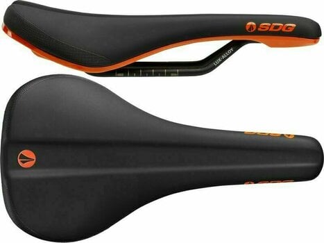 Saddle SDG Bel-Air 3.0 Orange/Black Steel Alloy Saddle - 3