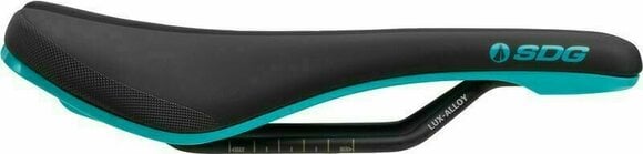 Fahrradsattel SDG Bel-Air 3.0 Black/Turquoise Stahl Fahrradsattel - 2