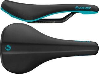 Saddle SDG Bel-Air 3.0 Black/Turquoise 140 mm Steel Alloy Saddle - 2