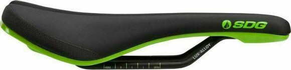 Șa bicicletă SDG  Bel-Air 3.0 Lux-Alloy Negru-Verde Oțel aliat Șa bicicletă - 2
