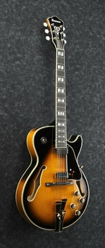 Gitara semi-akustyczna Ibanez GB10-BS Brown Burst - 2