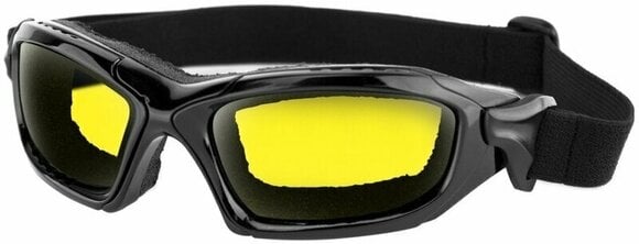 Motorcycle Glasses Bobster Diesel Gloss Black/Smoke/Yellow/Clear Motorcycle Glasses - 3